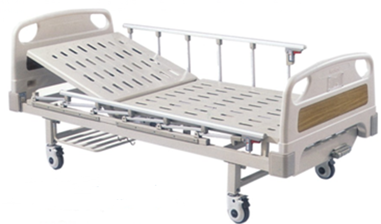 ABS二折單搖病床